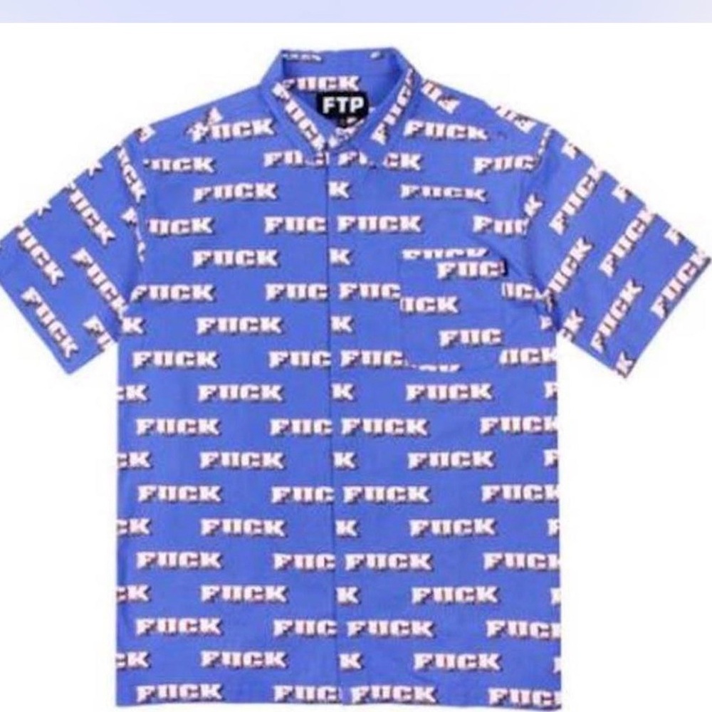 FTP Bold Blue Graphic Men's Shirt